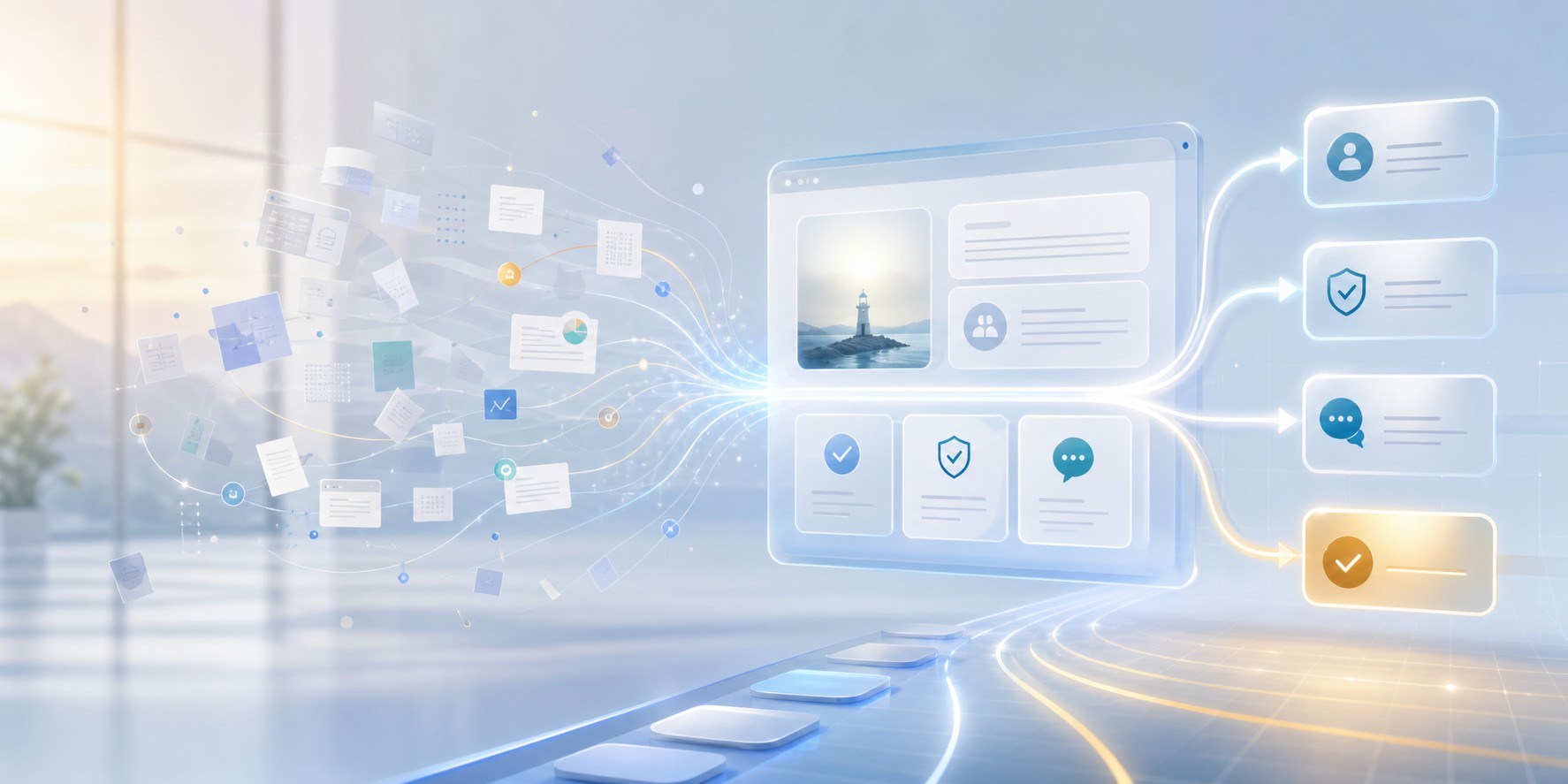 Business information becoming clearer through website structure trust and decision flow